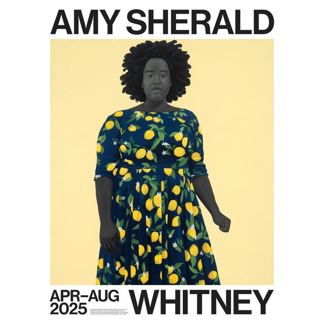 Amy Sherald She Always Believed the Good about Those She Loved Official Exhibition Poster Dimensions: 18 x 24 in / 45,7 x...