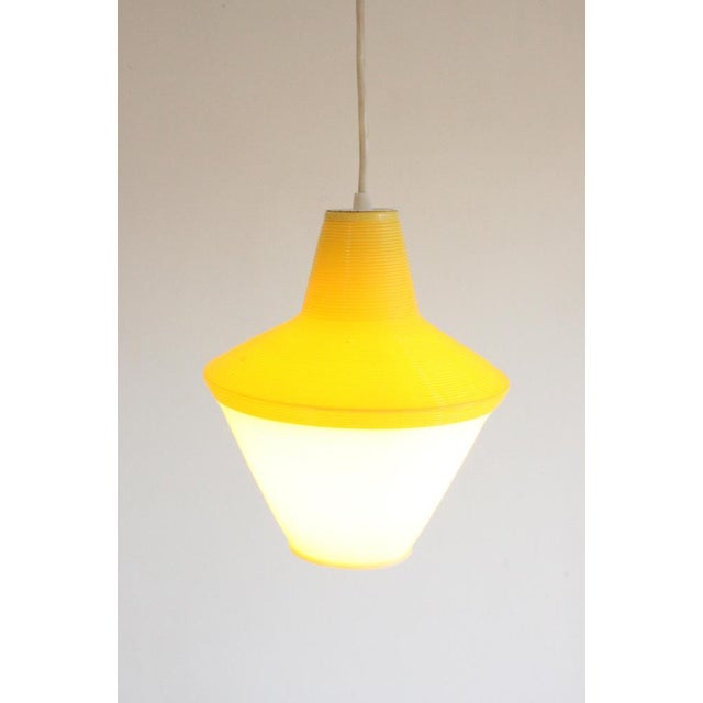 Cellulose Pendant Lamp from Atelier De Recherche Plastique & Rotaflex, 1950s For Sale - Image 16 of 17