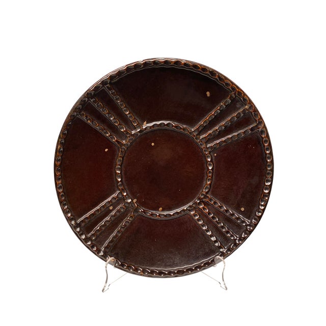 Ceramic Set of 2 Decorative Formations Castano Plates For Sale - Image 7 of 10