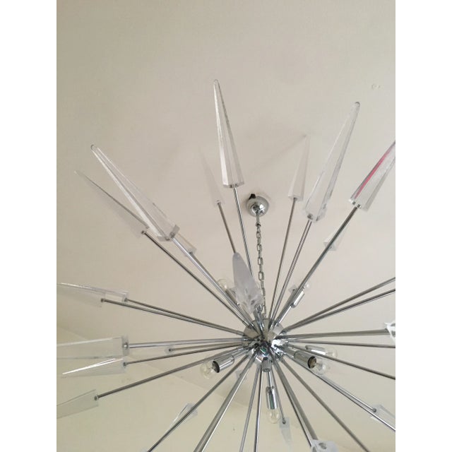 Murano Italian Murano Glass Sputnik Chandelier For Sale - Image 4 of 11