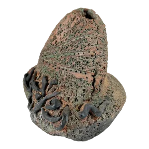 1970s Studio Pottery Abstract Textured Triangular Object