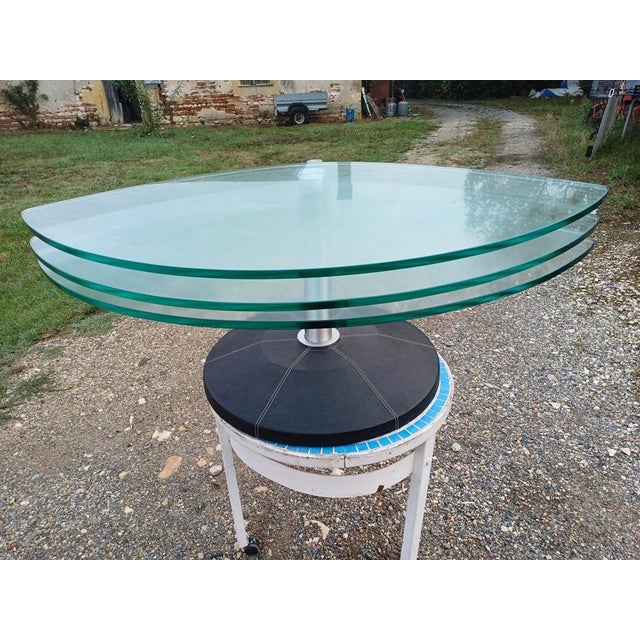 Tempered Glass Coffee Table from Ligne Roset, 1980 For Sale - Image 12 of 12