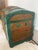 Large Antique Victorian Oak Banded Dome Top Steamer Trunk Chest, Maier For Sale - Image 9 of 16