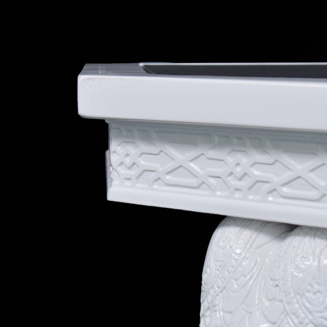 Gampel Stoll Console in nice as found vintage condition. There are minor imperfections to the NEWLY lacquered finish. Wear...