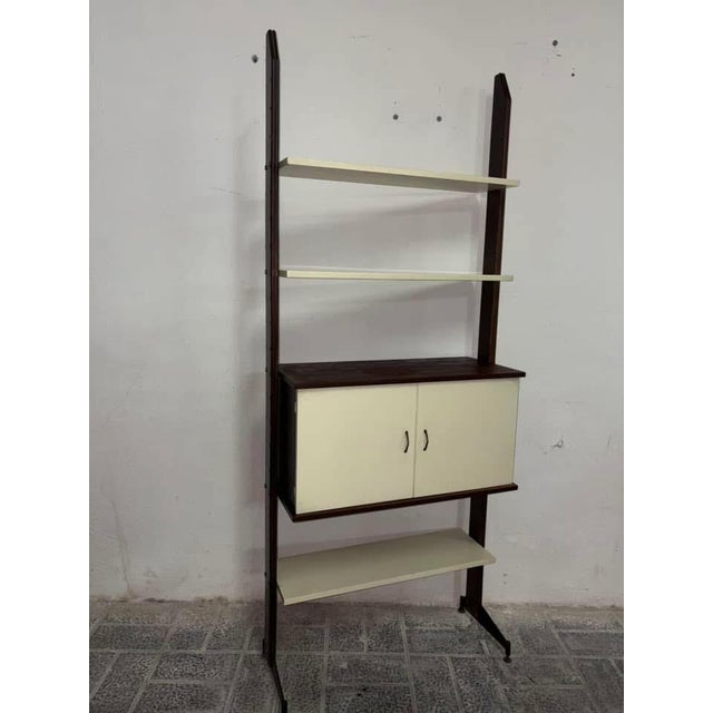 Italian Brown Bookcase, 1960s For Sale - Image 10 of 10
