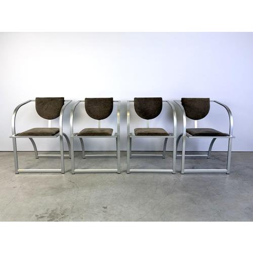 Black Vintage Sinus Dining Chairs from KFF, 1990s, Set of 4 For Sale - Image 8 of 9