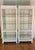 70s Vintage Henry Link White Wicker Lighted Etageres Display Glass Shelves - A Pair For Sale In Greenville, SC - Image 6 of 12
