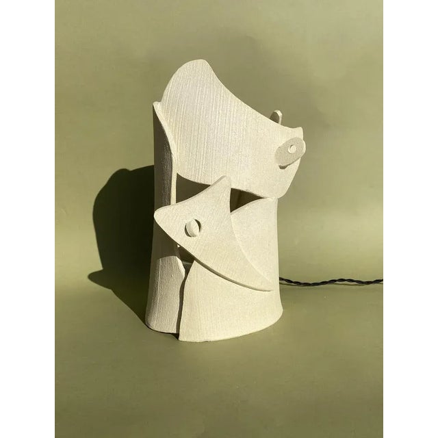 Ceramic Table Lamp by Olivia Cognet For Sale - Image 11 of 12