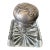 Imperial Russian Silver and Crystal Inkwell For Sale