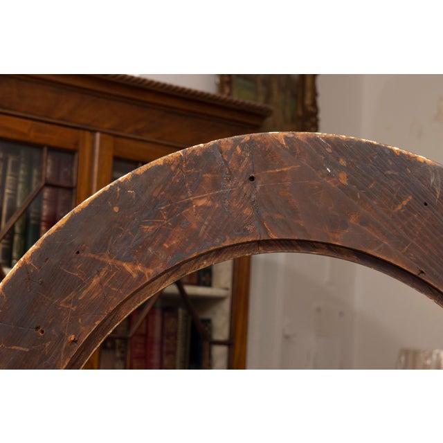 Mid 19th Century 19th Century Oval American Sand Gilt Oval Portrait Frame For Sale - Image 5 of 6