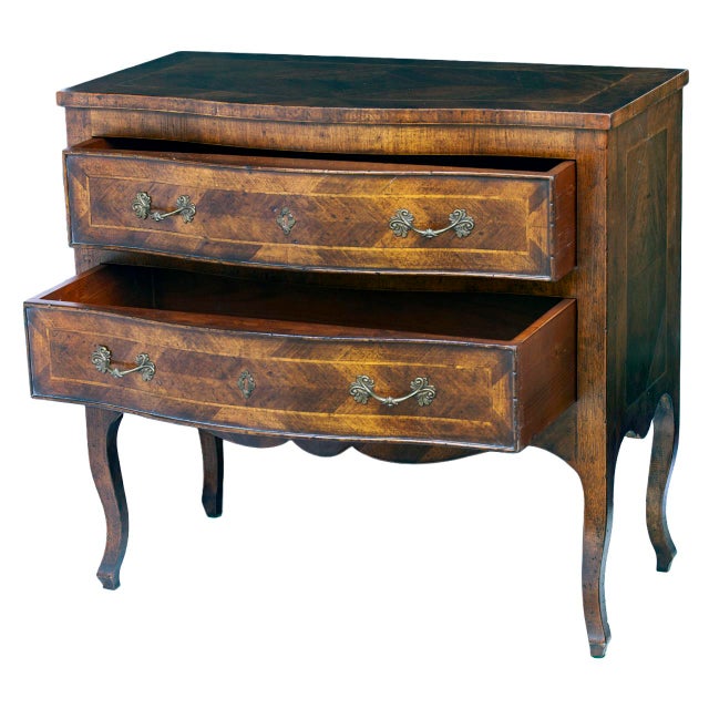 Early 20th Century Louis XV Style Dresser W/ 2 Drawers For Sale In Los Angeles - Image 6 of 9
