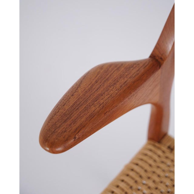 Model 55 Dining Chair in Teak & Woven Seat by N.O Møller For J.L. Møllers, 1960s For Sale - Image 14 of 15