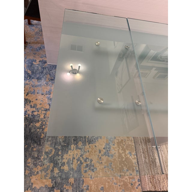 Studio Kronos for Cattelan Italia Daytona Glass Extension Dining Table For Sale In San Francisco - Image 6 of 12