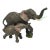 Vintage 1990’s Maitland Smith High Quality Resin Elephant Sculpture For Sale