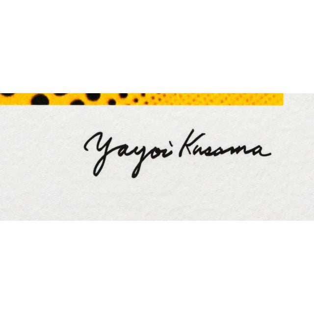 Pop Art After Yayoi Kusama, Wave, Lithograph, 1990s For Sale - Image 3 of 6