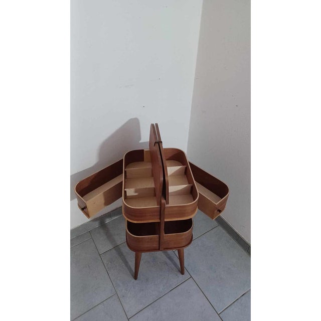 Danish Sewing Box in Teak, 1960s For Sale - Image 4 of 18