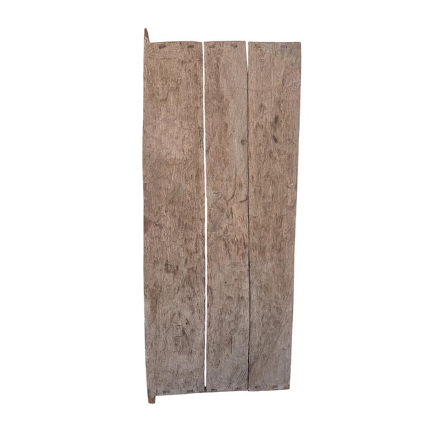 Brown Vintage Dogon Granary Door With Mali African 75.5" H For Sale - Image 8 of 14