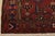 Hamedan Rug 3’3” X 5’4” Red Wool Vintage Tribal Hand-Knotted Carpet For Sale - Image 9 of 12