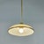 Art Deco Cream Opaline Glass and Brass Pendants, Germany 1930s, Set of 2 For Sale - Image 11 of 18