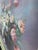 Off-white Mid-Century P. Keeling Large Impasto Floral Oil Painting in Ornate Frame, 43" X 31.5" For Sale - Image 8 of 12