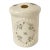 Late 20th Century Lenox Rose Manor Porcelain Toothbrush Holder Cream Ivory Pink Floral Excellent Condition For Sale