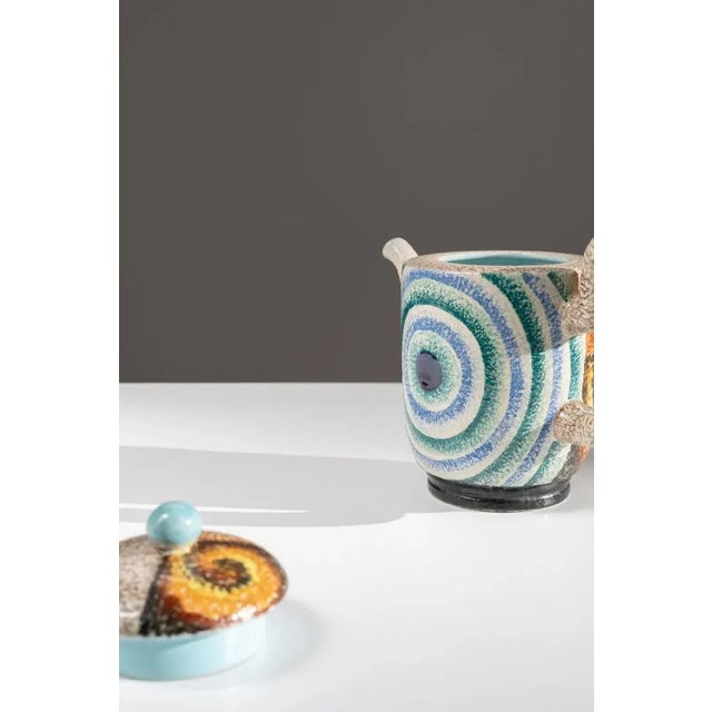 Teapot by Nikolay Diulgheroff and Tullio d'Albisola for Torido Mazzotti, 1930s For Sale - Image 6 of 11