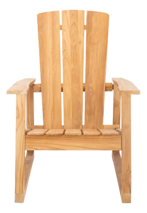San Juan Teak Adirondack Chair - Natural