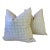 Piermont in Spa Blue by Thibaut Pillows - a Pair For Sale