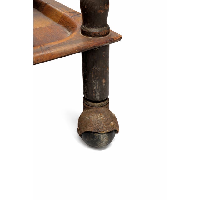 Mid-Century Style Wooden Service Cart, 1970s For Sale - Image 10 of 11