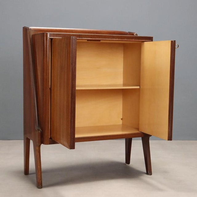 Small Wooden Sideboard, 1950s-1960s For Sale - Image 3 of 9