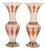 Napoleon III Bohemian Crystal Vases, Set of 2 For Sale