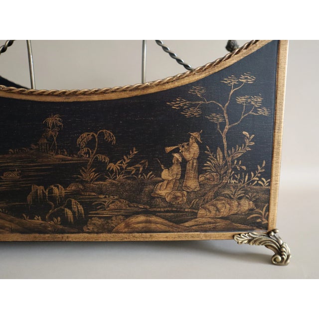 Vintage Chinoiserie Magazine Rack by Chelsea House For Sale - Image 9 of 9