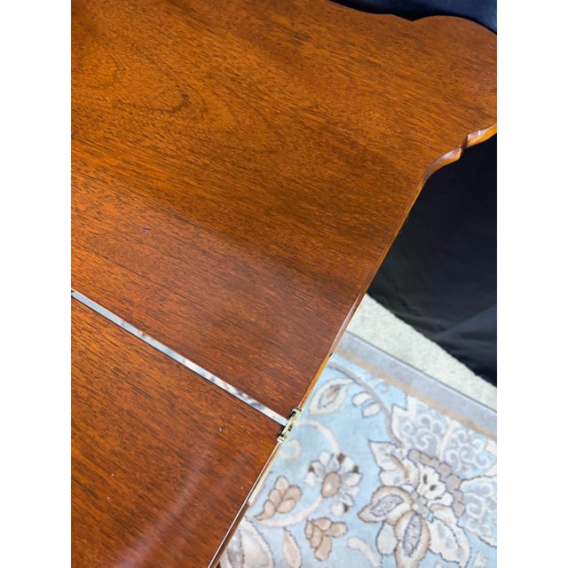 Queen Anne Folding Game Table For Sale - Image 12 of 12