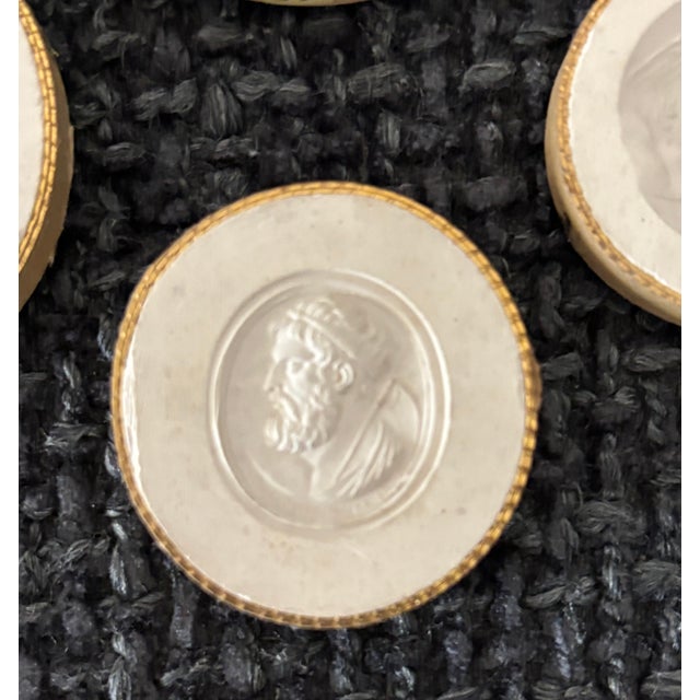 Collection of 19th Century Italian Plaster Intaglios by John Tyrrell - Set of 5 For Sale In Little Rock - Image 6 of 12