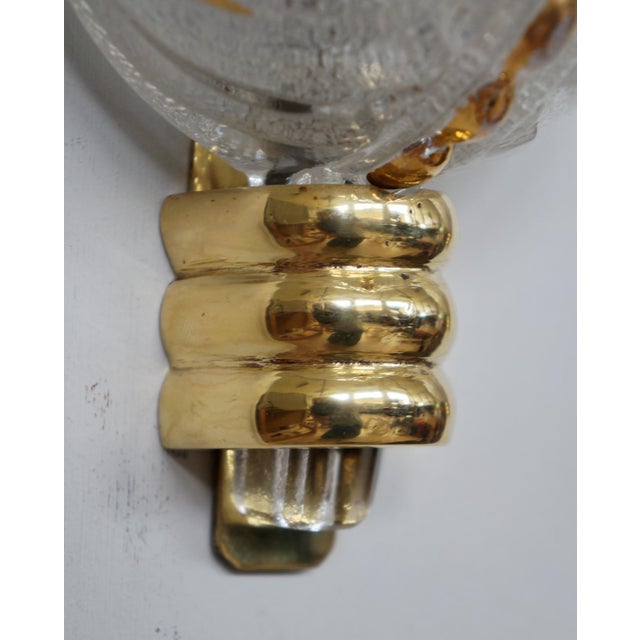 A Pair of French Art Deco Wall Sconces by Petitot & Ezan 1930s France - 2 Pairs Available For Sale - Image 11 of 13