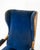 Armchair in Blue Velvet and Mahogany by Fritz Henningsen For Sale - Image 3 of 8