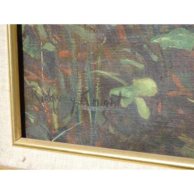 Gorgeous Picture in Good Vintage Condition. The Paint has peeled on the upper Sky Portion. Please study the photos and ask...