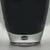Glass Mid-Century Modern Murano Sommerso Jet Black Art Glass Vase With Controlled Bubble Base, 1970s For Sale - Image 7 of 8