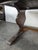 1940s Oak Farmhouse Table with Paneled Top and Lyre-Shaped Legs, 1940s For Sale - Image 5 of 10