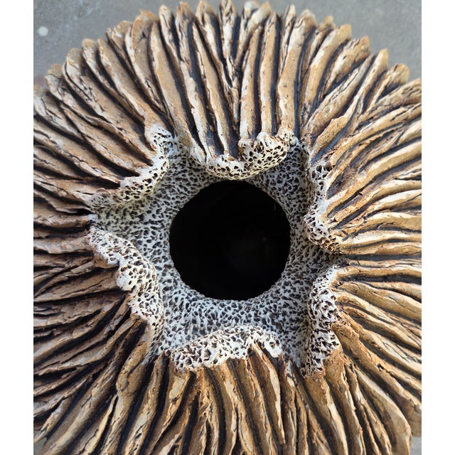 1990s Anne Goldman Rock Stoneware Vase/Vessel Coastal Sculpture For Sale In Los Angeles - Image 6 of 8