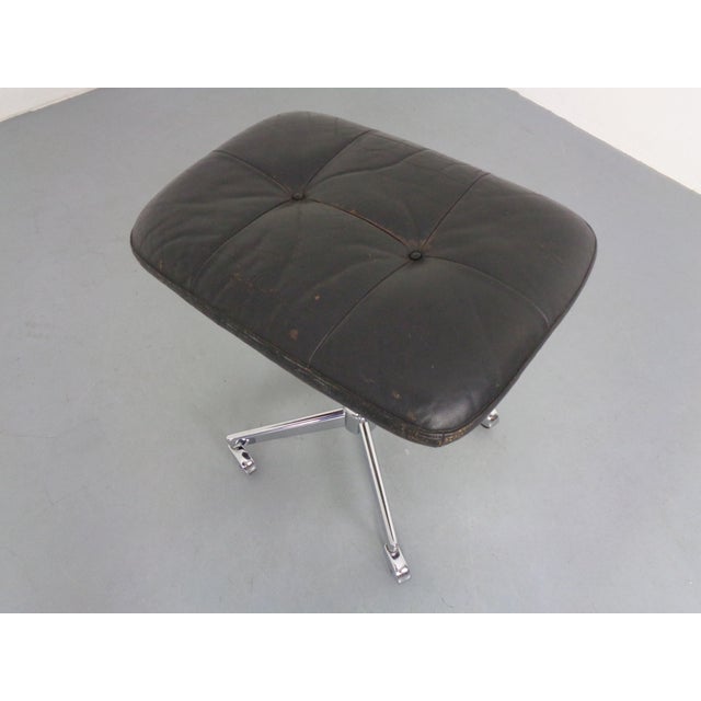 Rollable and Adjustable Leather Stool, Germany, 1960s For Sale - Image 10 of 18