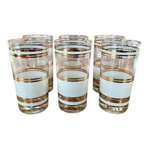 Vintage Georges Briard Water Glasses- Set of 6