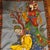 Persian Handmade Persian Pateh Embroidery (Boteh Doozi), Over 500 Hours of Meticulous Work. 110 × 82 Cm (43.3 × 32.3 In). One-of-a-Kind. For Sale - Image 3 of 11