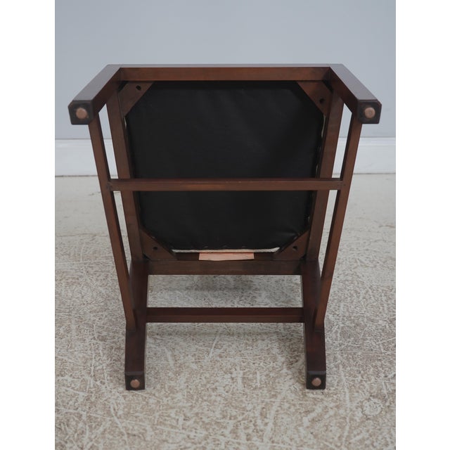 Set of 8 Henkel Harris Model 107 Mahogany Dining Chairs For Sale - Image 17 of 18