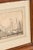 Original 19th Century Gauche + Watercolor Harbor Scene in Chunky Oak Frame For Sale In Charleston - Image 6 of 8