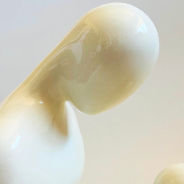 Ceramic Large Mother and Child Ceramic Postmodern Sculpture by Vanguard Usa For Sale - Image 7 of 11