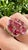 Raspberry Red Set in 18k Rose Gold, 8.48 Carats, Tourmaline & Diamonds Cocktail Cluster Ring, Size 6.5 For Sale - Image 8 of 11