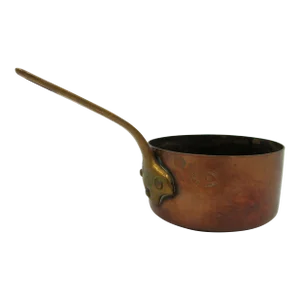 Antique Grand Magasins Paris Du Printemps Copper Sauce Pan French
