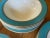 Ceramic 1960s Tiffany Blue Collection of Plates- 58 Pieces For Sale - Image 7 of 9