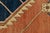 Navy Blue 19th Century Antique Serapi Rug With Terracotta & Indigo Medallion For Sale - Image 8 of 12